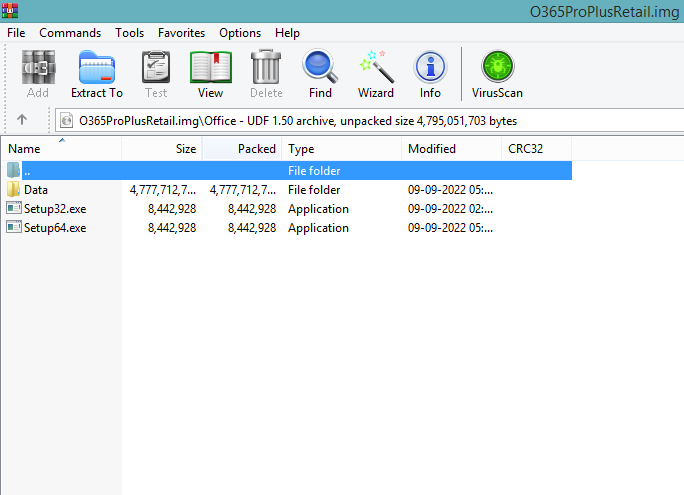 winrar inside windows