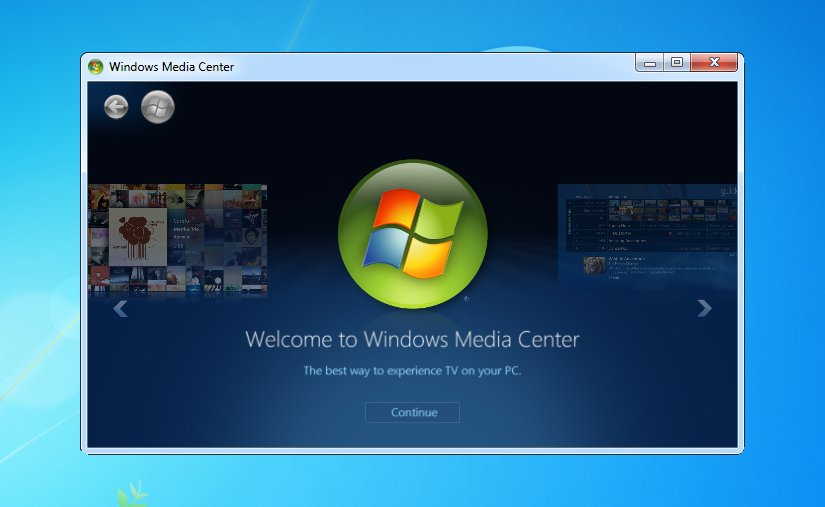 windows 7 Windows Media Center