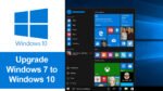 Upgrade Windows 7 to Windows 10