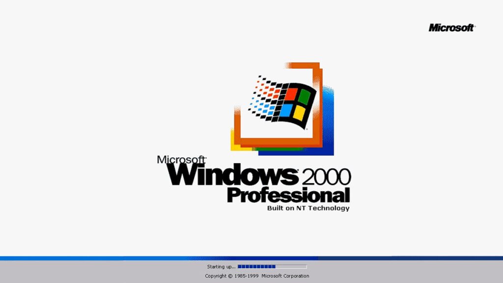 Windows 2000 professional