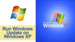 manually Run Windows Update on Windows XP