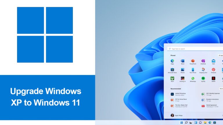 upgrade windows xp to windows 11