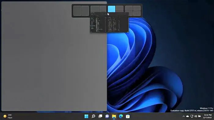 Windows 11 interface