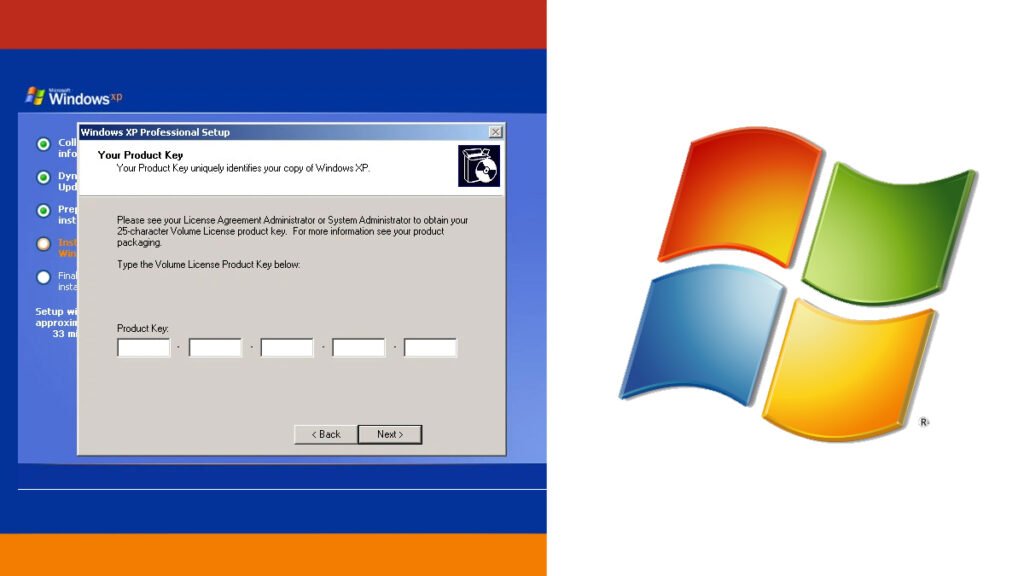 windows xp sp3 keys