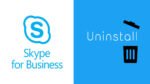 uninstall skype for business