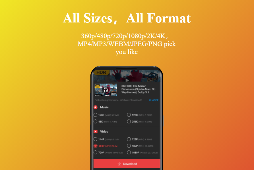 all type and format support