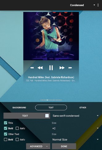 PowerAMP Player settings