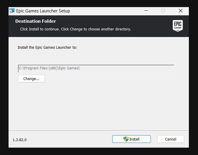 install epic games launcher