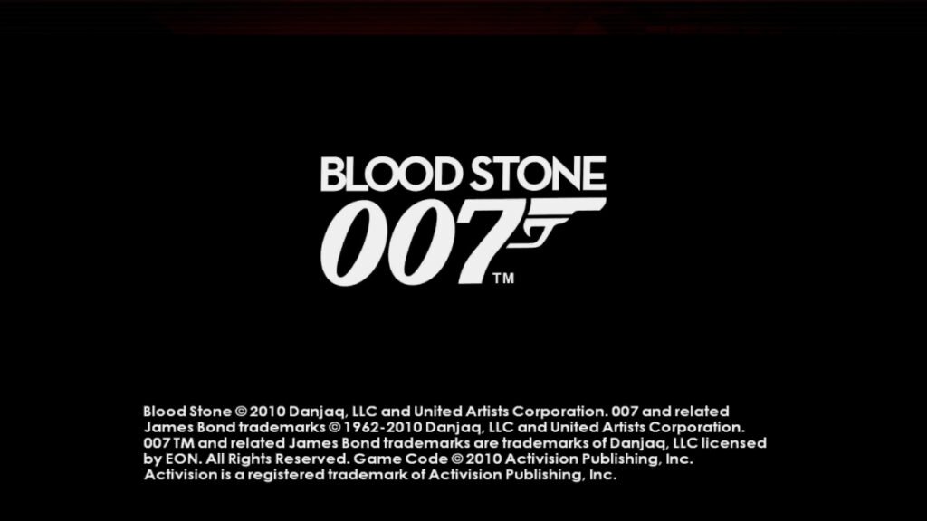 screenshot of james bond 007 blood stone