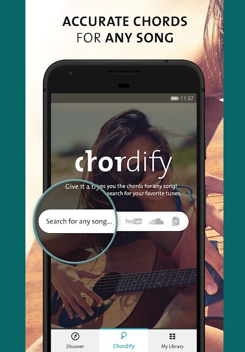 screenshot of Chordify Mod app apk file