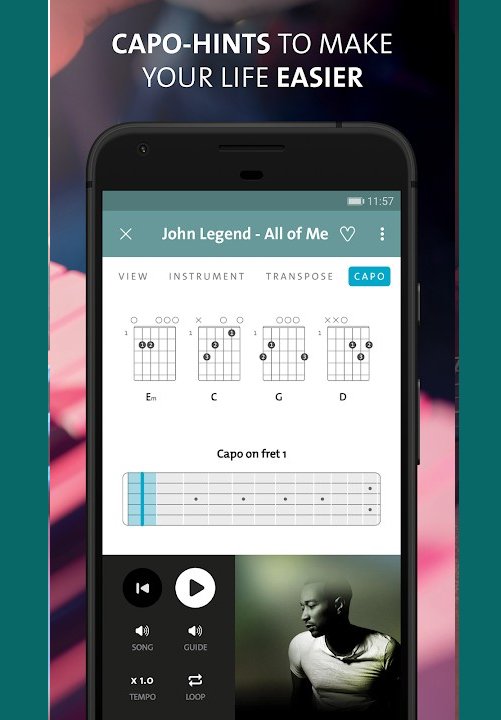 screenshot of Chordify Mod app apk file
