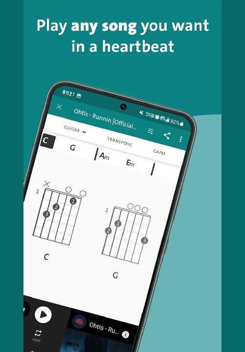 screenshot of Chordify Mod app apk file