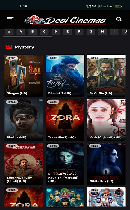 Desi Cinema APK screenshot